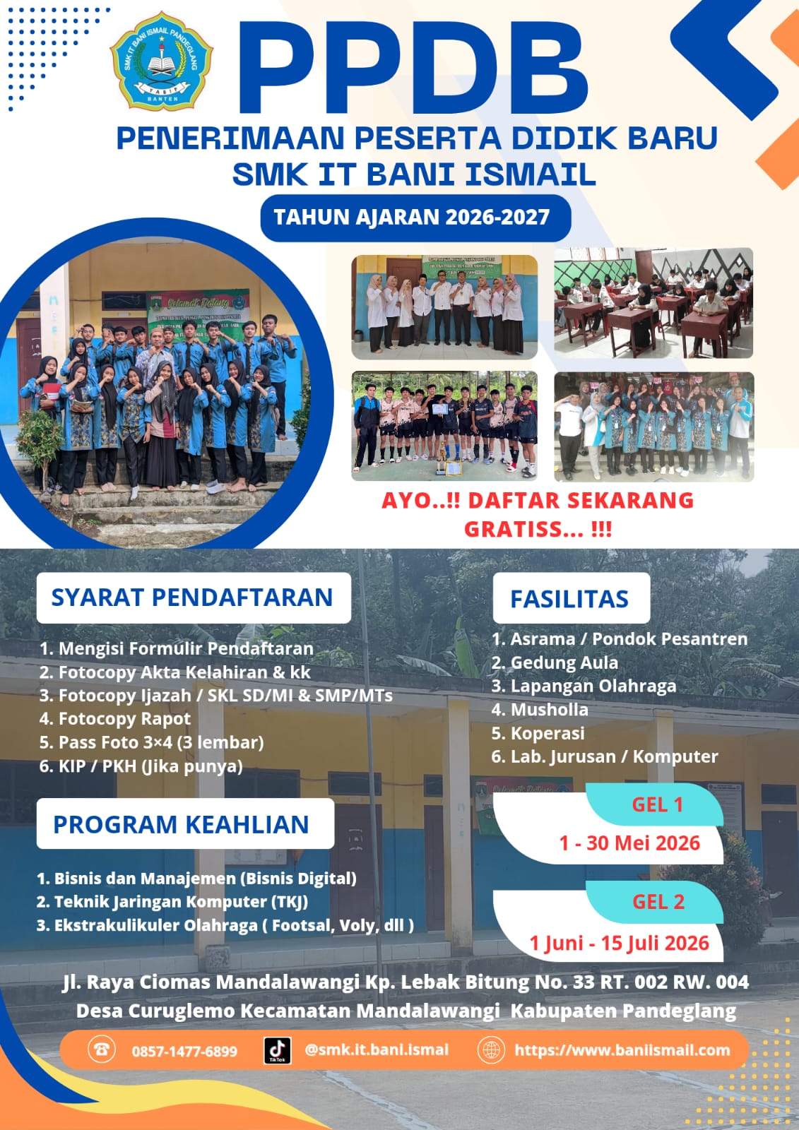 Brosur SMK IT Bani Ismail