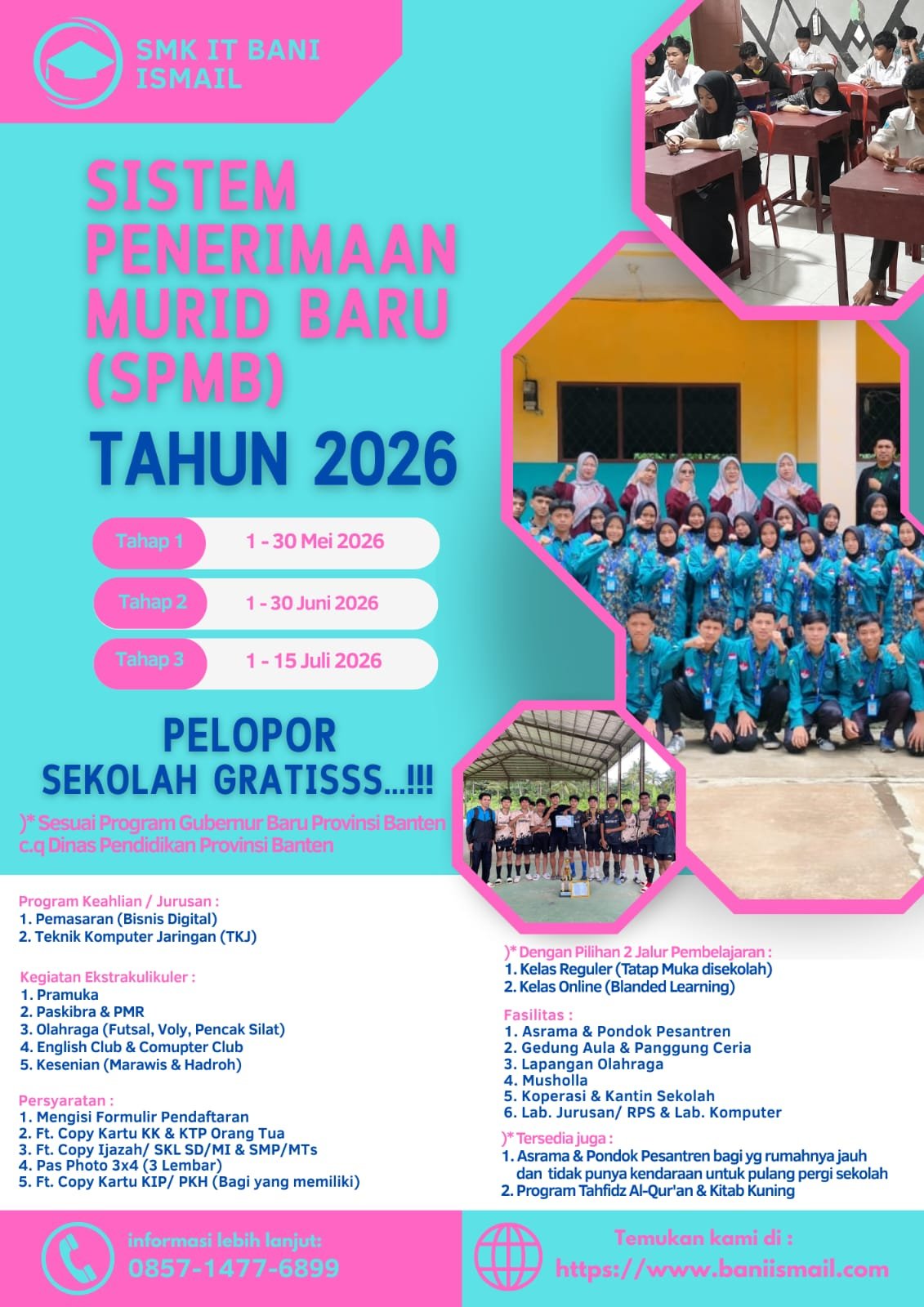Brosur SMK IT Bani Ismail